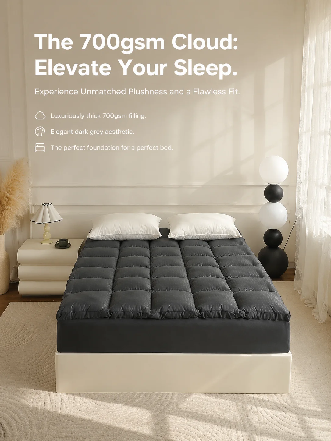 700gsm Mattress Protector Pad with Skirt for Twin Full Queen King - Breathable Waterproof Dustproof Bedding Protector
700gsm Mattress Protector Pad with Skirt for Twin Full Queen King - Breathable Waterproof Dustproof Bedding Protector