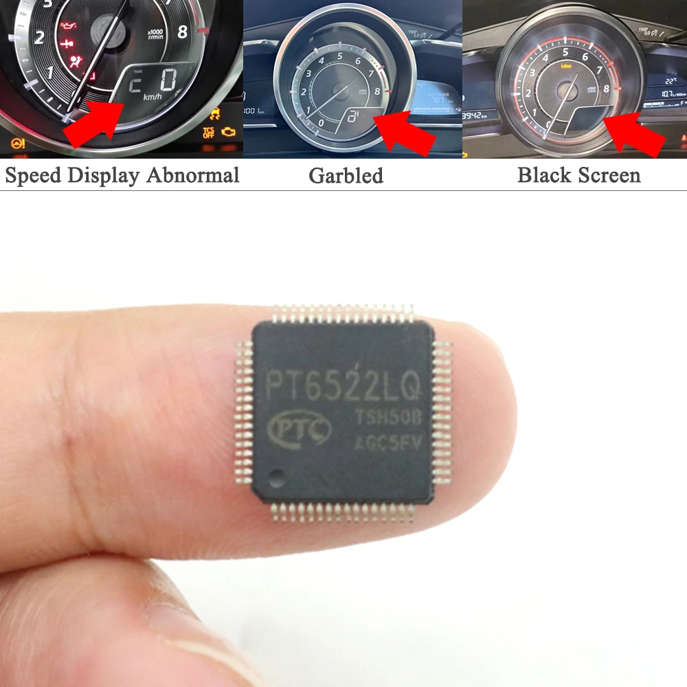 PT6522-Q Speedometer Instrument Cluster Black Screen Repair IC Chip Power Module For Mazda 2 Demio DJ 3 Axela BM BN CX-3 CX3 DK
PT6522-Q Speedometer Instrument Cluster Black Screen Repair IC Chip Power Module For Mazda 2 Demio DJ 3 Axela BM BN CX-3 CX3 DK