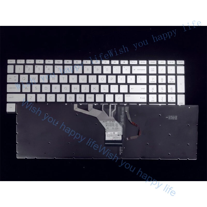 LL For HP ENVY 17T 17M 17M-BW 17T-BW TPN-W137 Backlit Keyboard L13653-001
LL For HP ENVY 17T 17M 17M-BW 17T-BW TPN-W137 Backlit Keyboard L13653-001