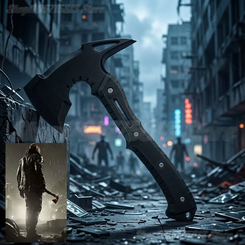 RE 9 Requiem Leon Tactical Axe Replica Prop,Metal Tomahawk Cosplay Costume Accessory,Game Collection Display Ornament for RE Fan
RE 9 Requiem Leon Tactical Axe Replica Prop,Metal Tomahawk Cosplay Costume Accessory,Game Collection Display Ornament for RE Fan
