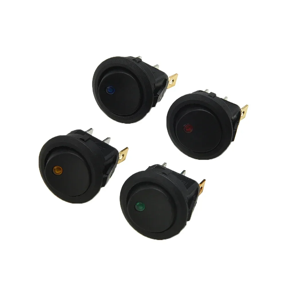 Rocker Switches Plastic Black Round Rocker LED Light Toggle for car flashing lights chassis lights dome lights
Rocker Switches Plastic Black Round Rocker LED Light Toggle for car flashing lights chassis lights dome lights