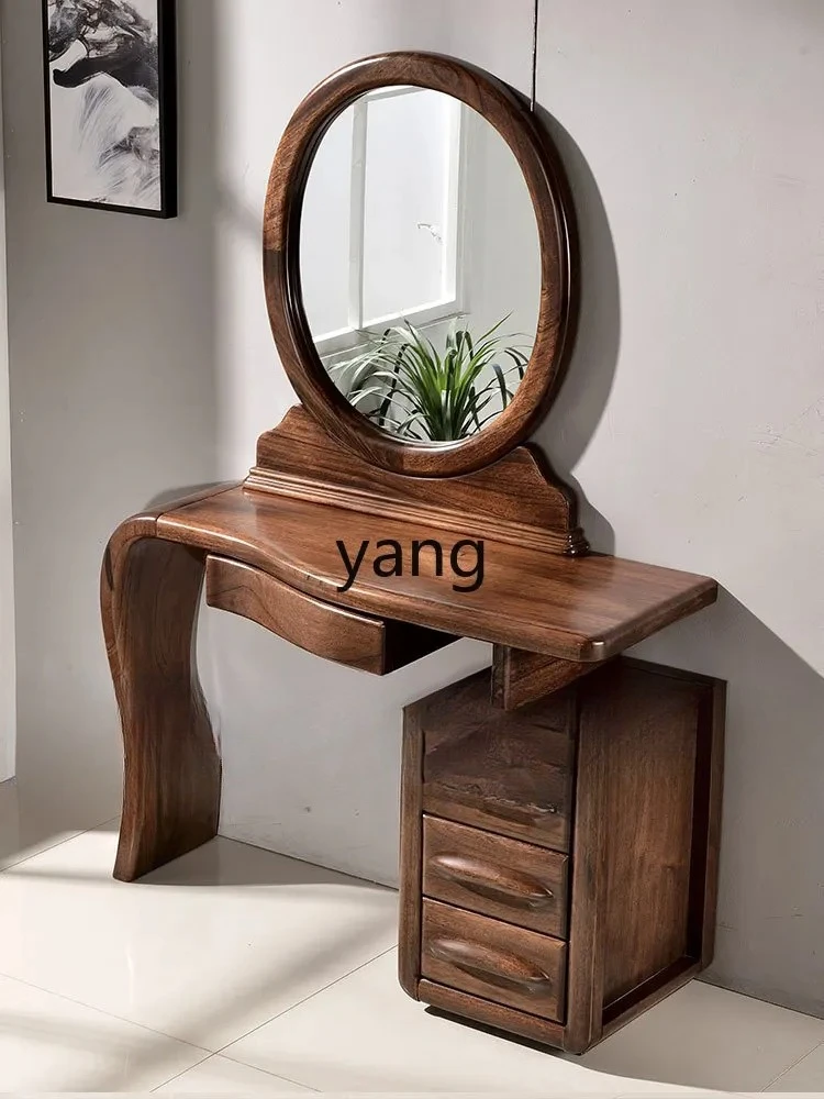 MM black walnut dresser storage cabinet integrated solid wood bedroom makeup table large mirror
MM black walnut dresser storage cabinet integrated solid wood bedroom makeup table large mirror