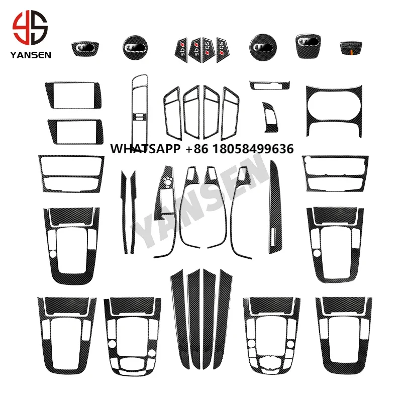 Carbon Fiber Interior Accessories Decorative Sticker Trim for Q5 SQ5 8R 2010-2018 Body Kit
Carbon Fiber Interior Accessories Decorative Sticker Trim for Q5 SQ5 8R 2010-2018 Body Kit