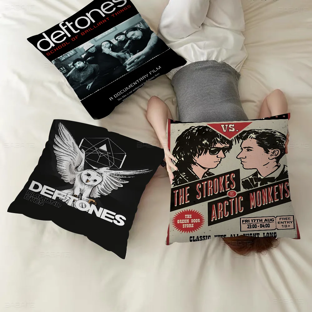 Deftones Singer Personalized Picture Text Home Decorative Pillows Household Gifts 45x45cm
Deftones Singer Personalized Picture Text Home Decorative Pillows Household Gifts 45x45cm