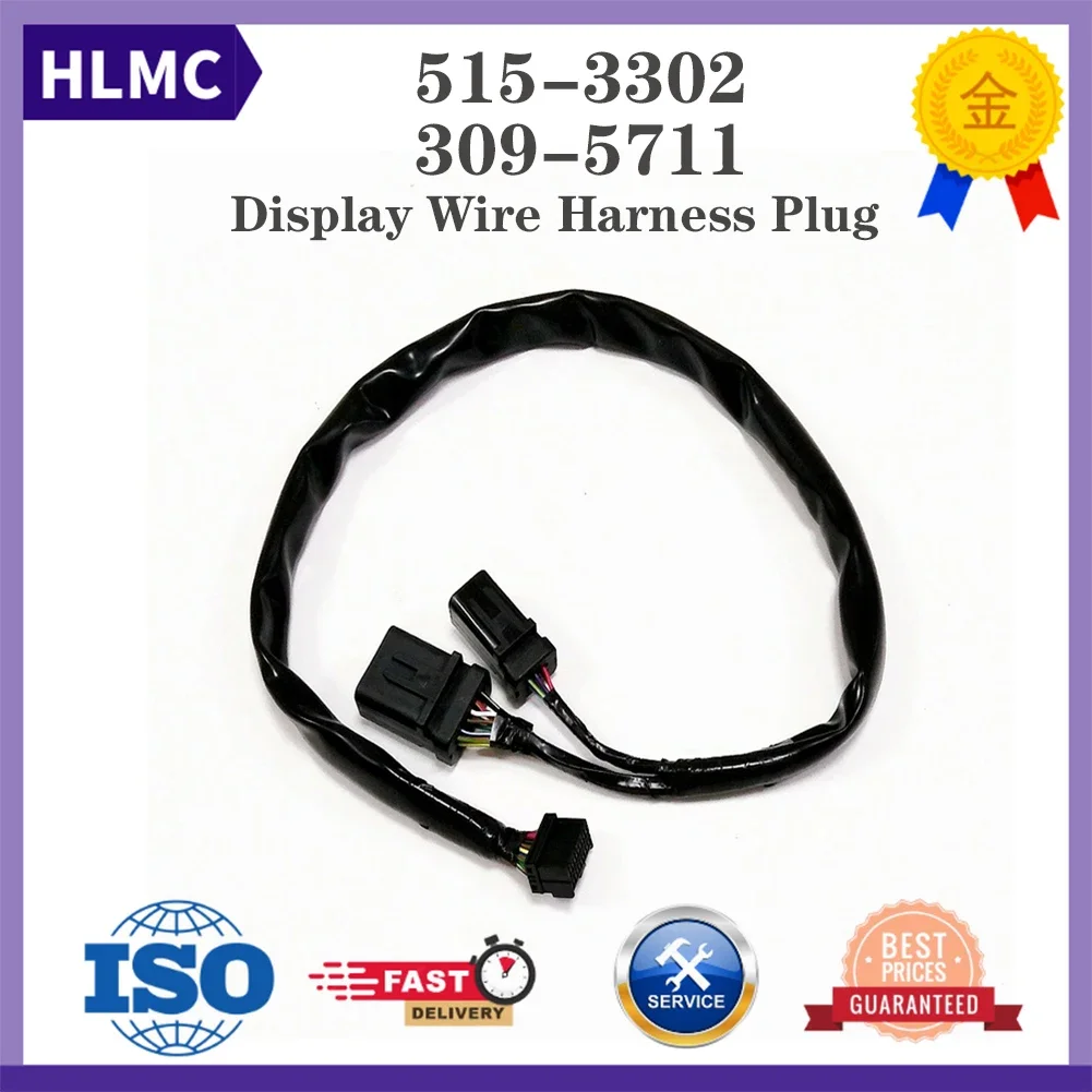 E320D2 Display Wire Harness Plug Excavator Spare Parts 309-5711 515-3302 Construction Machinery Parts
E320D2 Display Wire Harness Plug Excavator Spare Parts 309-5711 515-3302 Construction Machinery Parts