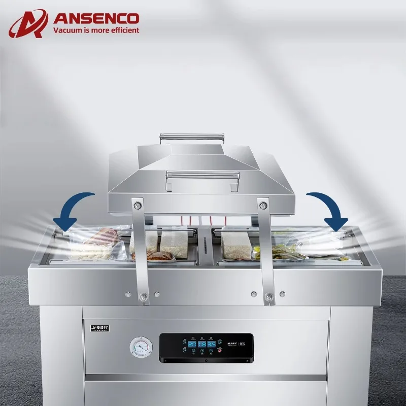 Commercial Dual Chamber Automatic Electric Eco-Friendly Industrial Thermoformed Plastic/Paper Film Pouch Food Sealing Vacuum
Commercial Dual Chamber Automatic Electric Eco-Friendly Industrial Thermoformed Plastic/Paper Film Pouch Food Sealing Vacuum