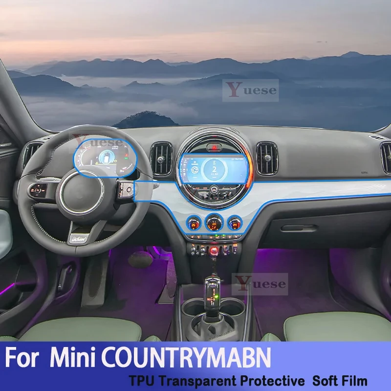 Для Mini COUNTRYMABN 2017-2023 салон автомобиля, центральная консоль, прозрачная защитная пленка из ТПУ, ремонтная наклейка против царапин
Для Mini COUNTRYMABN 2017-2023 салон автомобиля, центральная консоль, прозрачная защитная пленка из ТПУ, ремонтная наклейка против царапин
