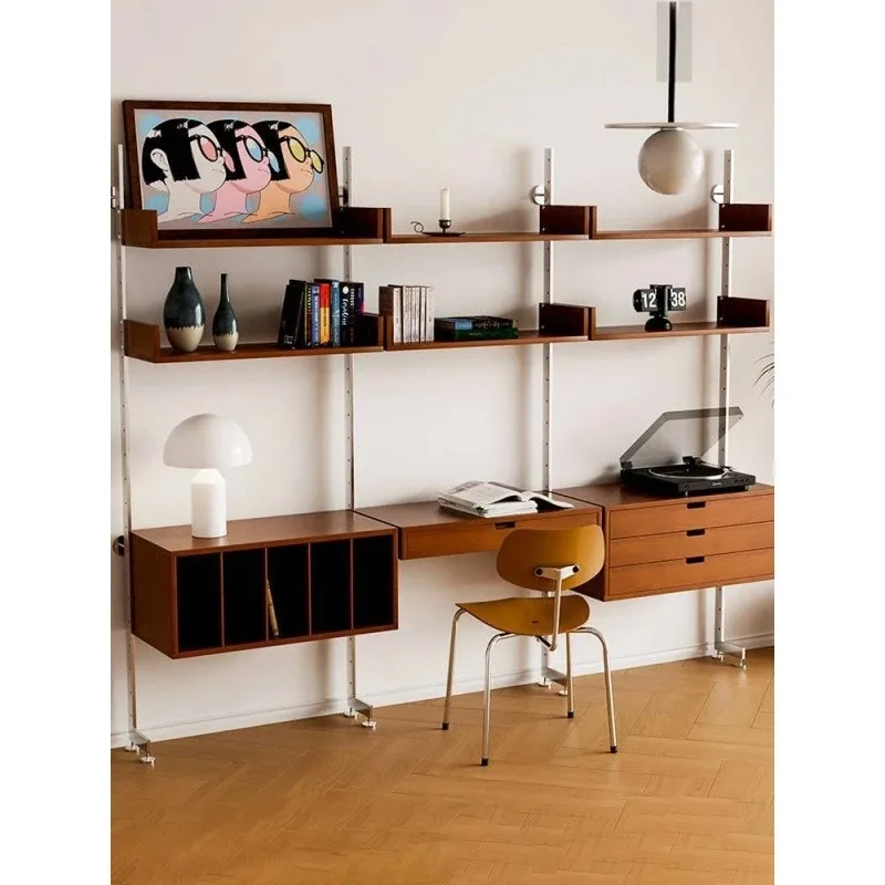 Medieval wall shelves, open floor-to-ceiling display shelves
Medieval wall shelves, open floor-to-ceiling display shelves