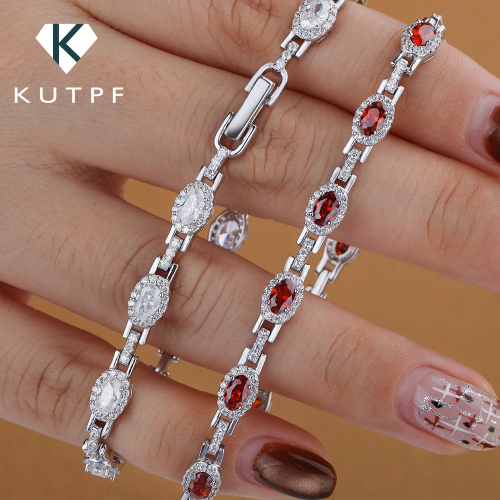 Роскошный браслет из муассанита овальной огранки для женщин S925, посеребренный браслет из золота 18 карат, красный/белый браслет с бриллиантами Halo, свадебный браслет
Роскошный браслет из муассанита овальной огранки для женщин S925, посеребренный браслет из золота 18 карат, красный/белый браслет с бриллиантами Halo, свадебный браслет