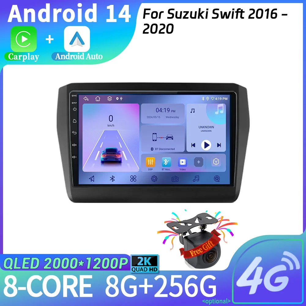 Wireless Carplay Stereo Head Unit Screen For Suzuki Swift 2016 - 2020 Car Radio Android 14 Multimedia Navigation
Wireless Carplay Stereo Head Unit Screen For Suzuki Swift 2016 - 2020 Car Radio Android 14 Multimedia Navigation