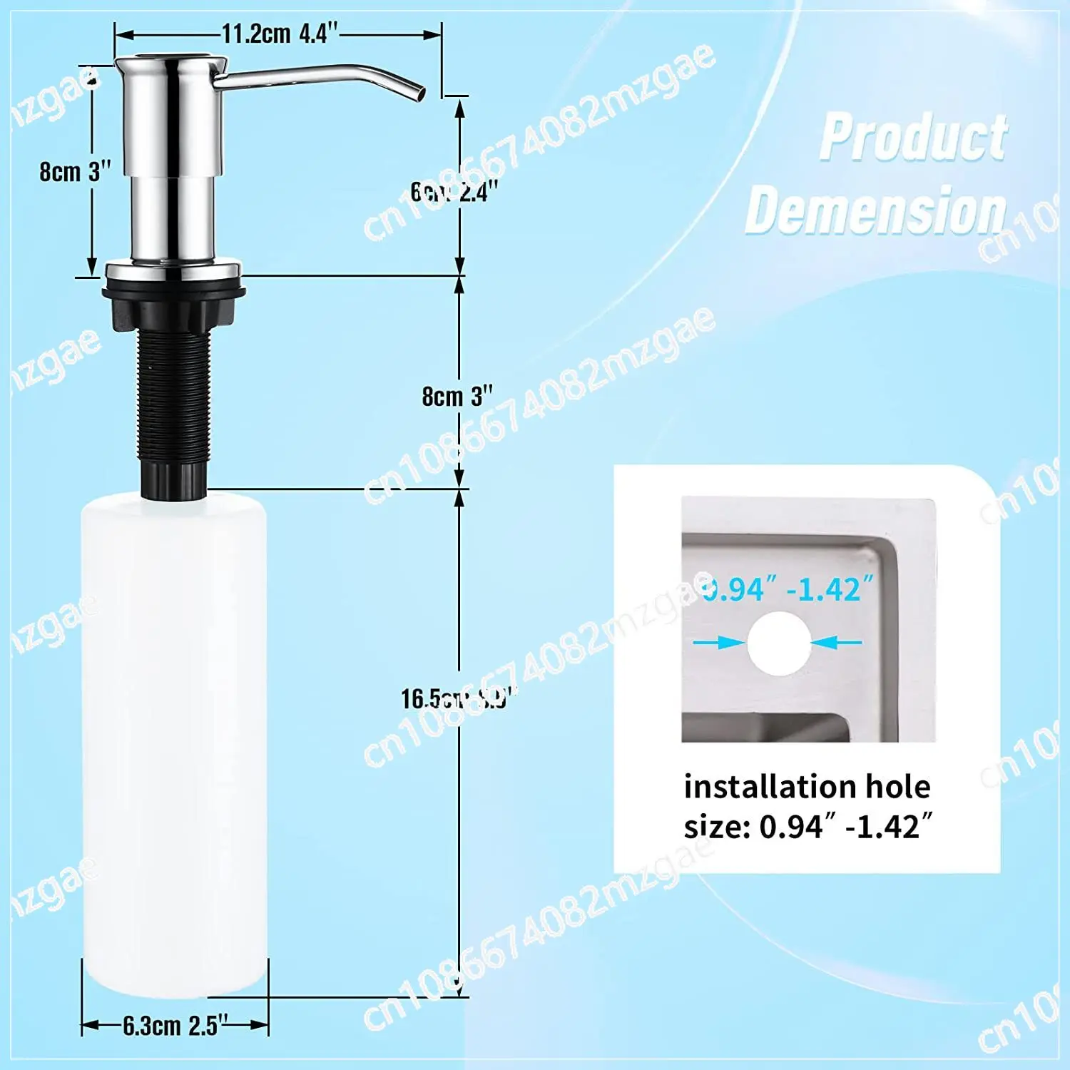 Контейнер 500 мл, кухонная мойка из нержавеющей стали 304, портативный дозатор для мыла с силиконовой трубкой 120 мм, нажимного типа
Контейнер 500 мл, кухонная мойка из нержавеющей стали 304, портативный дозатор для мыла с силиконовой трубкой 120 мм, нажимного типа