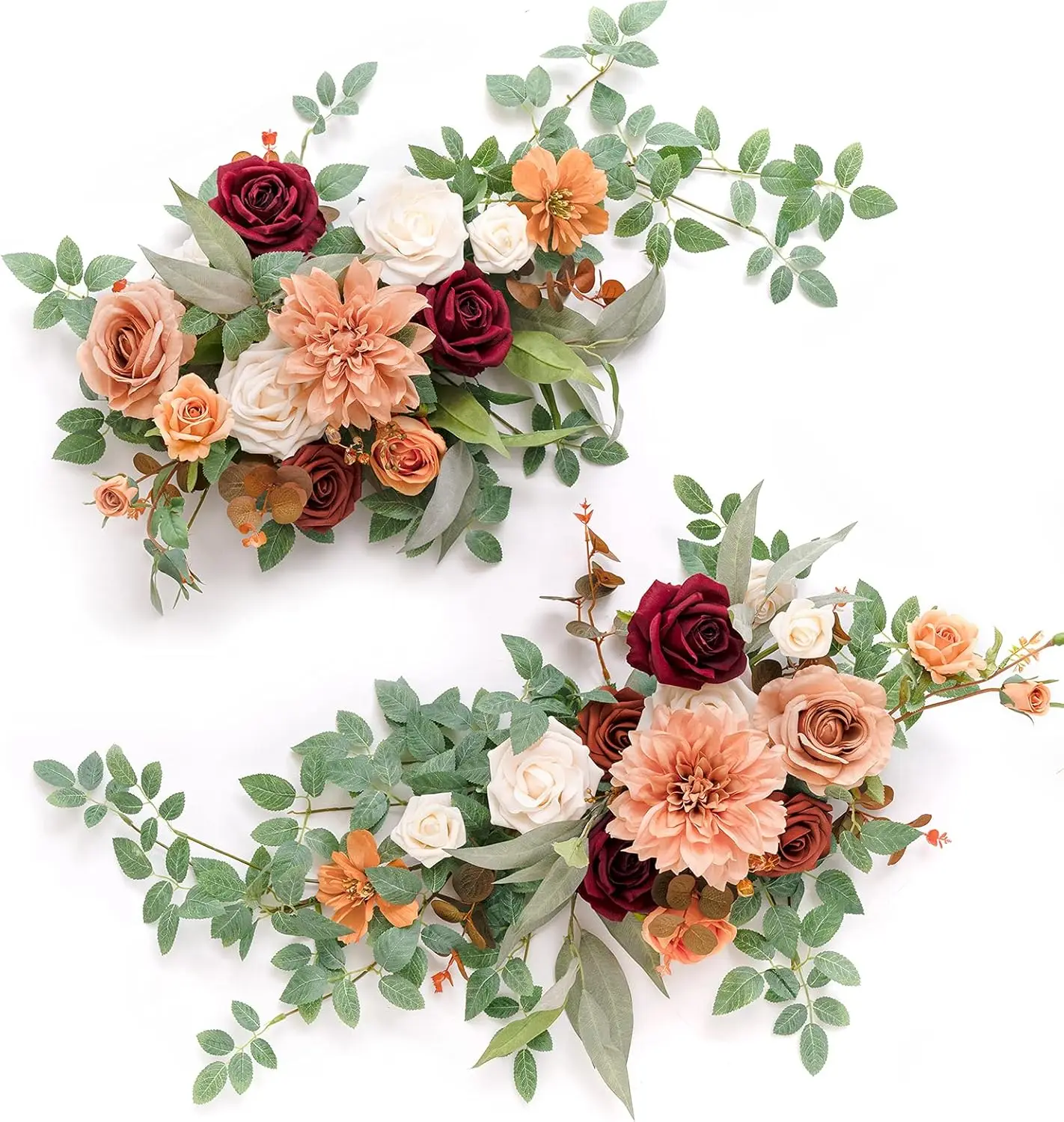 2Pcs Terracotta Artificial Flower Garland Floral Swags Burnt Orange Wedding Arch Decor for Home Garden Outdoor
2Pcs Terracotta Artificial Flower Garland Floral Swags Burnt Orange Wedding Arch Decor for Home Garden Outdoor