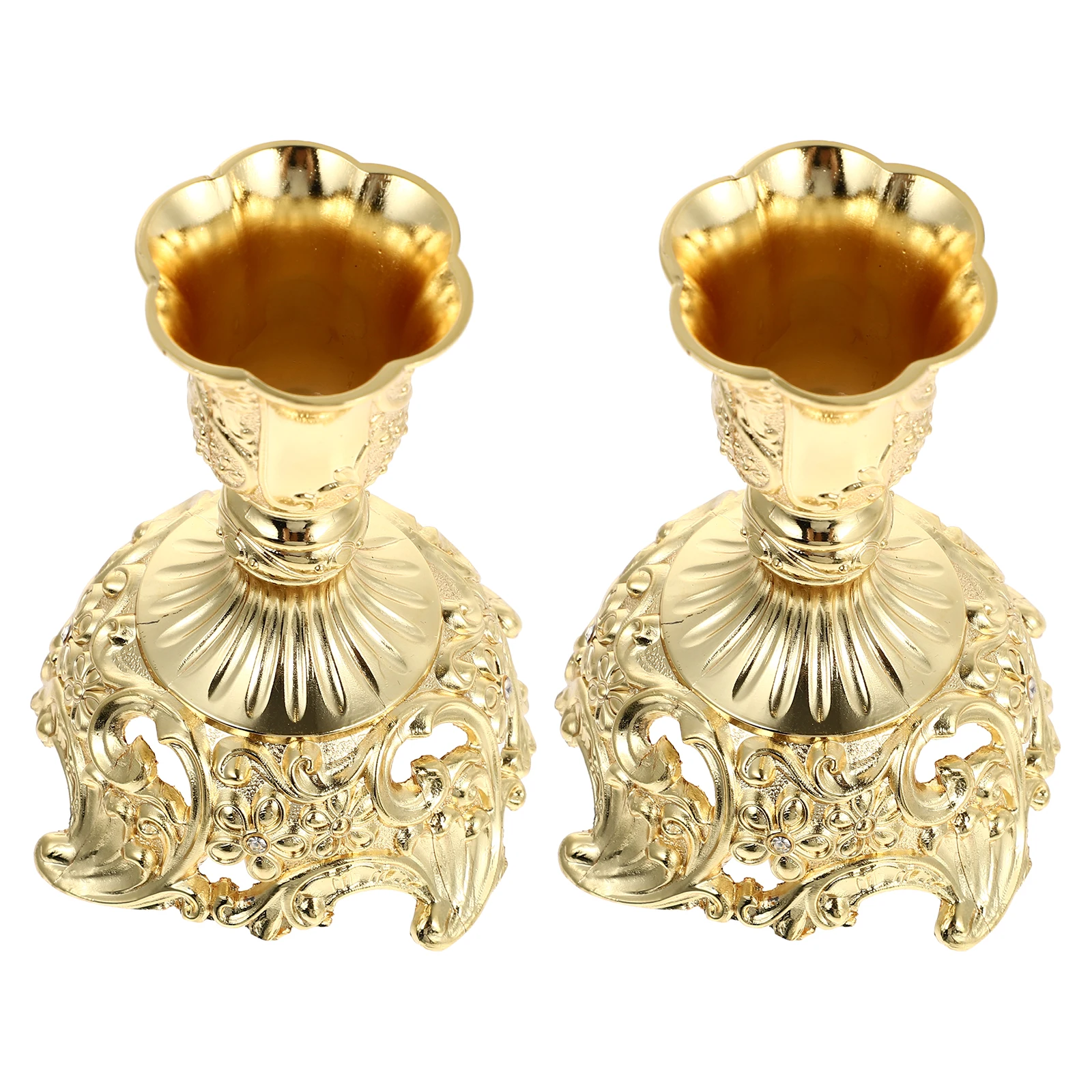 2Pcs Decorative Stand Exquisite Vintage Candleholder for Candlelight Dinner Decor Housewarming Gift Party Wedding
2Pcs Decorative Stand Exquisite Vintage Candleholder for Candlelight Dinner Decor Housewarming Gift Party Wedding