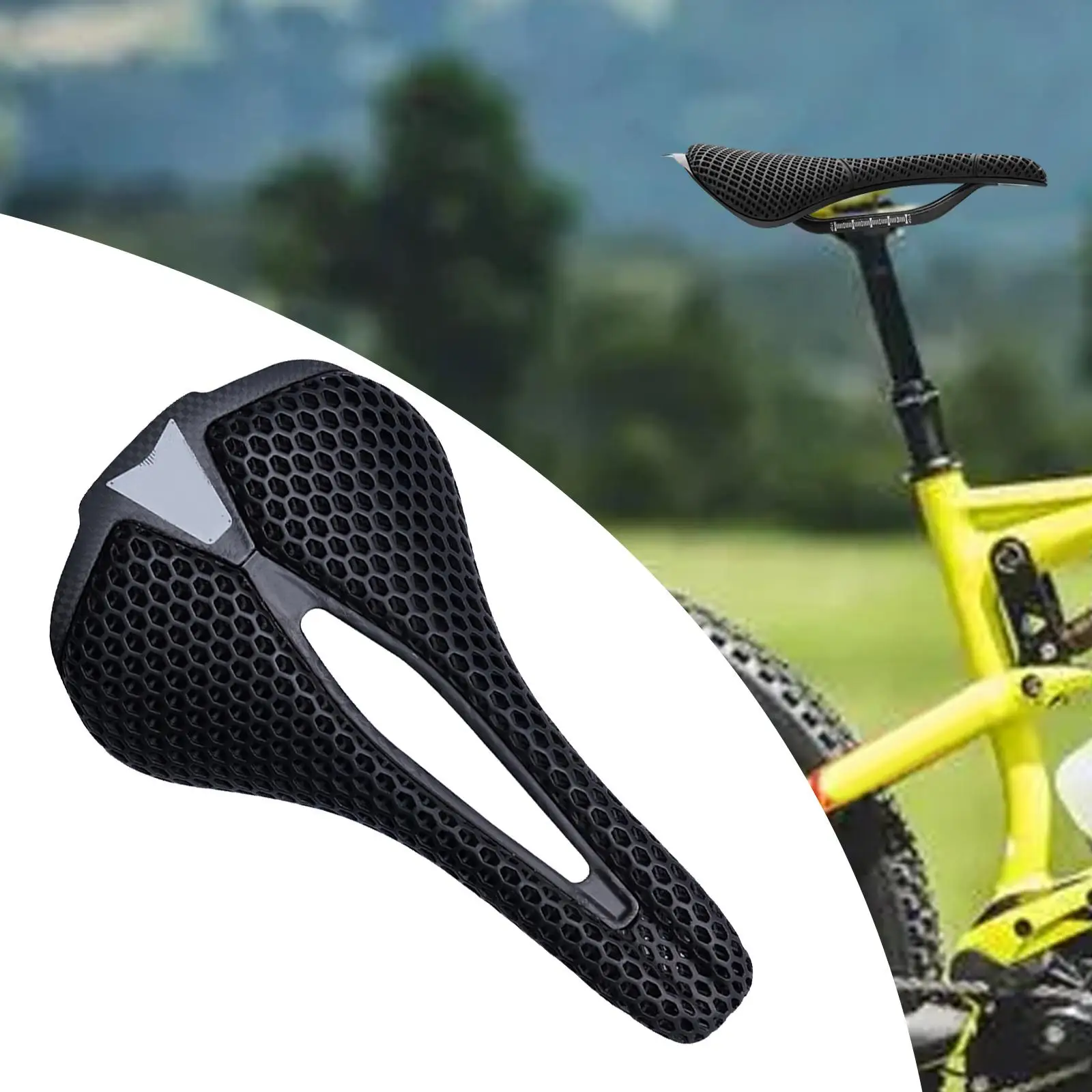 3D Printed Bike Saddle Comfortable Wear Resistant Lightweight Sturdy Easy Installation Bicycle Seat for Mountain Bike Adult
3D Printed Bike Saddle Comfortable Wear Resistant Lightweight Sturdy Easy Installation Bicycle Seat for Mountain Bike Adult