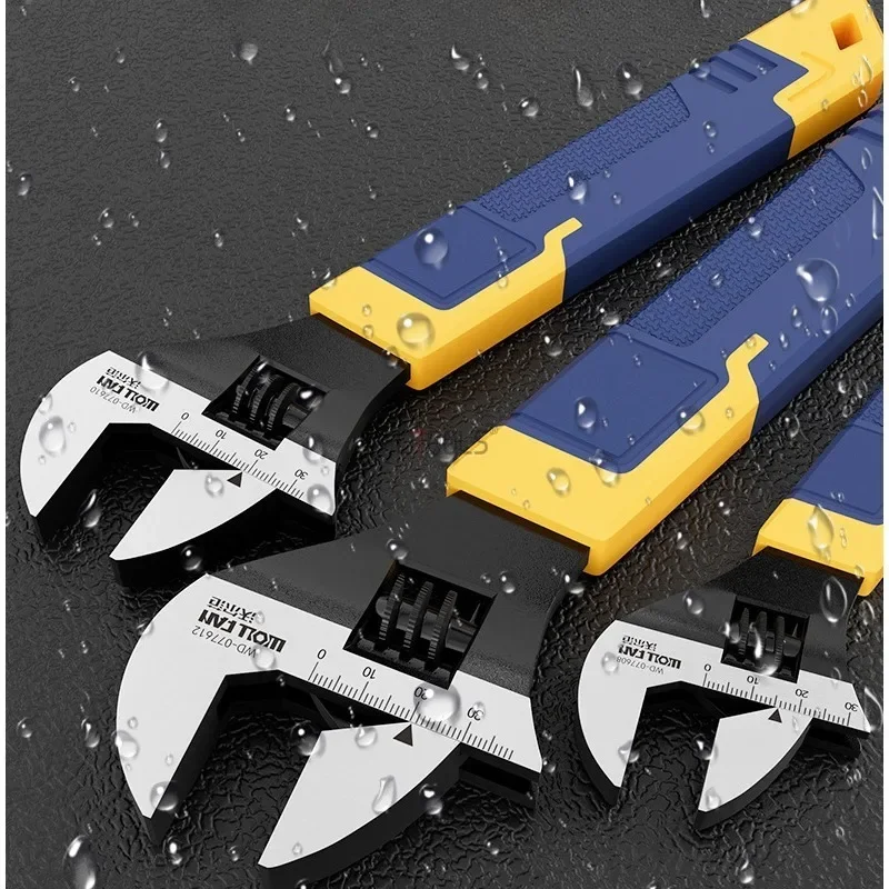 Multi Functional Adjustable Wrench DIY Wrench Tool Portable and Durable Industrial Made Chrome Vanadium Steel Maintenance Tool
Multi Functional Adjustable Wrench DIY Wrench Tool Portable and Durable Industrial Made Chrome Vanadium Steel Maintenance Tool