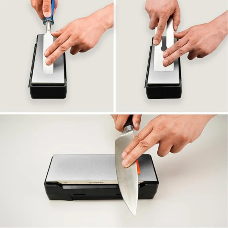 Black Diamond Knives Sharpening Stone Double-side 400#-1000# Grindstone Knife Sharpener Ultra-thick Honeycomb Surface Whetstone
Black Diamond Knives Sharpening Stone Double-side 400#-1000# Grindstone Knife Sharpener Ultra-thick Honeycomb Surface Whetstone