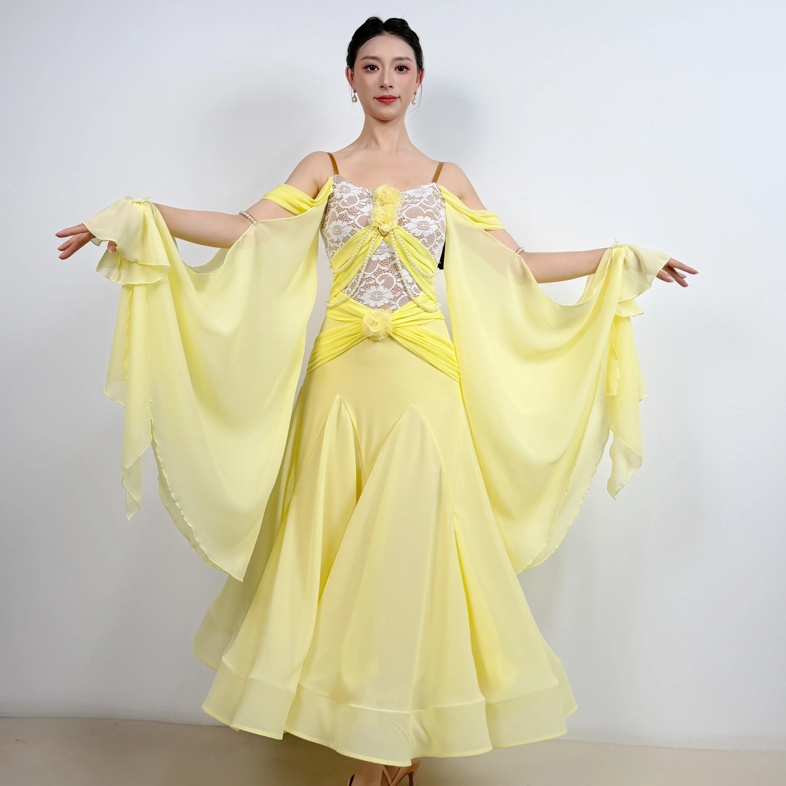 Women Off Shoulder Big Swing Dress Waltz Ballroom Dance Dress Modern Clothes National Standard Dance Performance Wear DN23572
Women Off Shoulder Big Swing Dress Waltz Ballroom Dance Dress Modern Clothes National Standard Dance Performance Wear DN23572