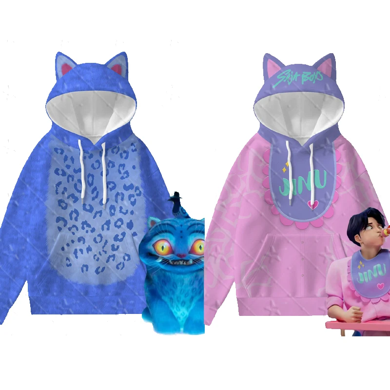 Autumn Kpop Demon Hunters Costume Cute Tiger Ears Hoodie Sweatshirt Women Girls Saja Boys Huntrix Print Coat Halloween Clothing
Autumn Kpop Demon Hunters Costume Cute Tiger Ears Hoodie Sweatshirt Women Girls Saja Boys Huntrix Print Coat Halloween Clothing