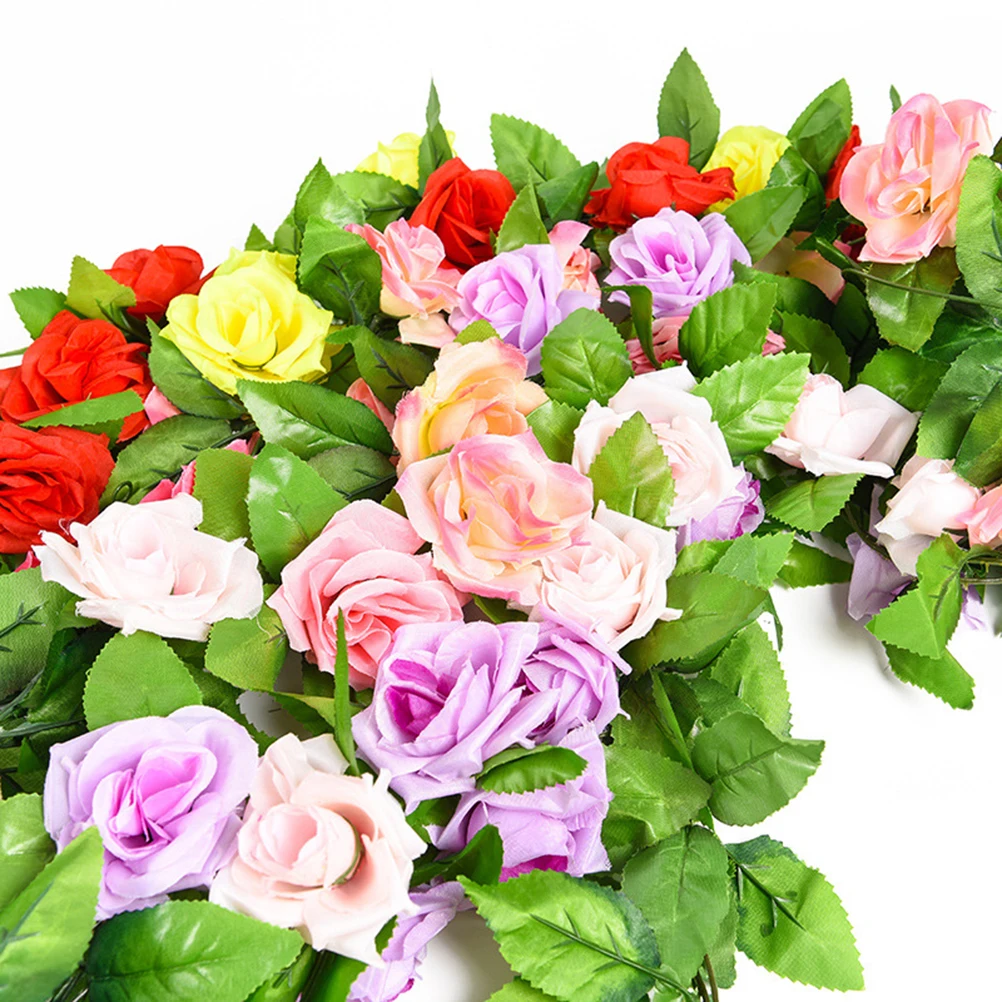 Artificial Decoration Lavender Rose Flower Garland Rose Garland Reusable Floral Vines for Wedding Home Garden Party
Artificial Decoration Lavender Rose Flower Garland Rose Garland Reusable Floral Vines for Wedding Home Garden Party