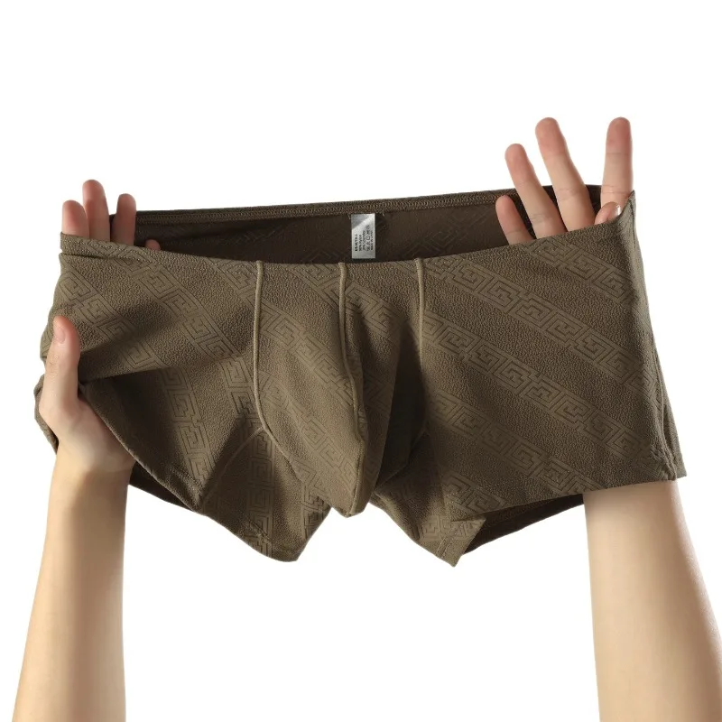 Extra Large Pouch Mens Ice Silk Breathable Boxer Briefs Anatomical Underwear Bulge Enhancing Sports Active Quick Dry Comfort Fit
Extra Large Pouch Mens Ice Silk Breathable Boxer Briefs Anatomical Underwear Bulge Enhancing Sports Active Quick Dry Comfort Fit
