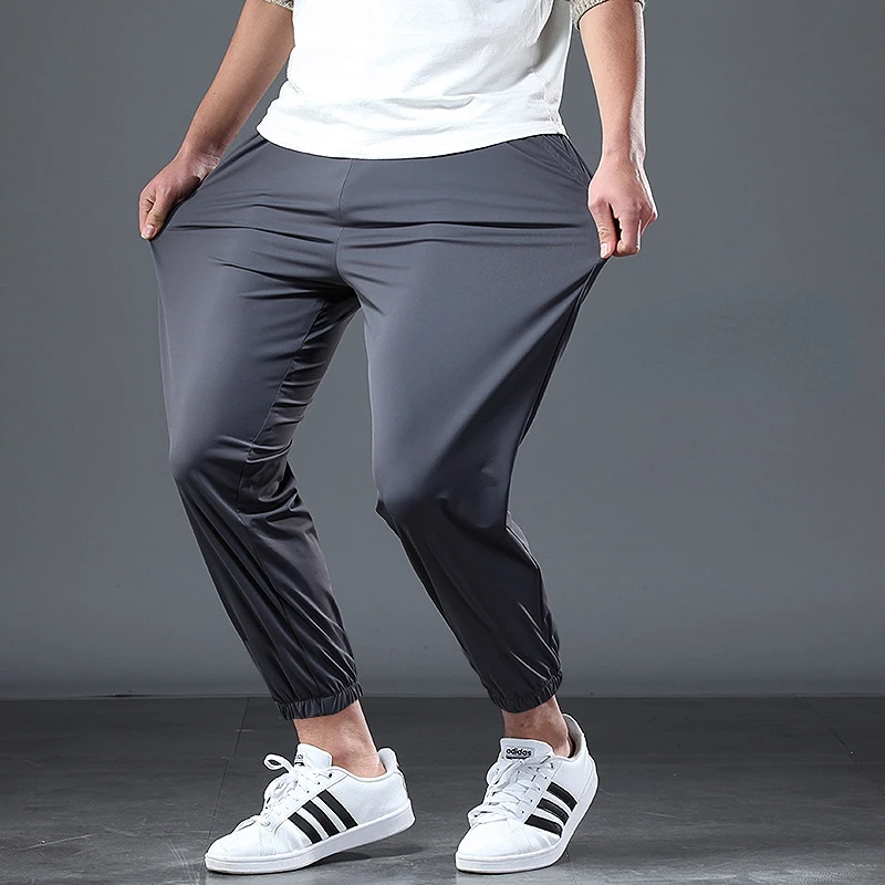 New men Summer 9-Point Pants Men'S Loose Thin Korean Small Foot Leisure Trend Fashion Ice Silk Quick Drying Trouser A63
New men Summer 9-Point Pants Men'S Loose Thin Korean Small Foot Leisure Trend Fashion Ice Silk Quick Drying Trouser A63