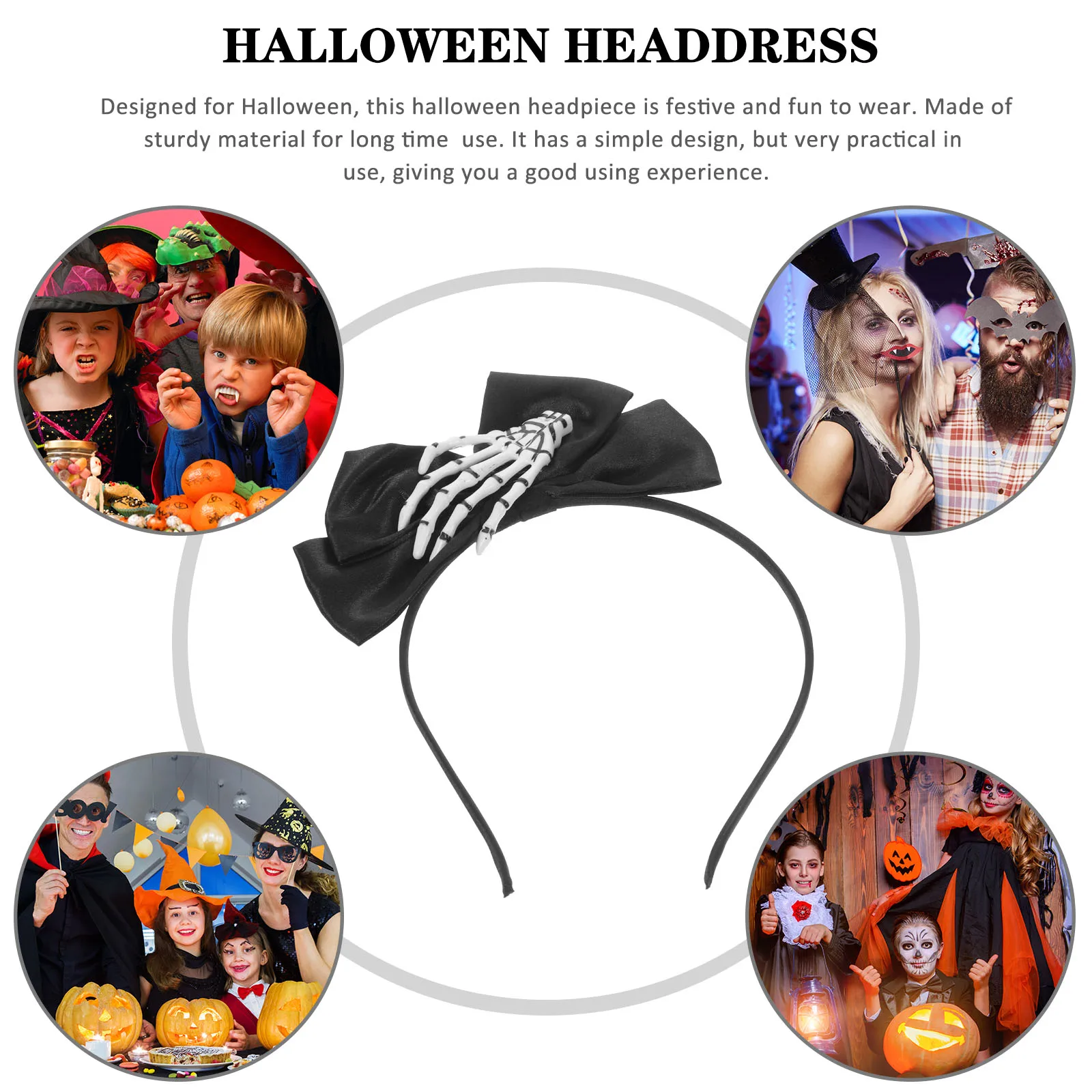Durable Halloween Hair Hoop Comfortable Spooky Headband MultiFunctional Accessory Party Costume Cosplay Props Exaggerated Design
Durable Halloween Hair Hoop Comfortable Spooky Headband MultiFunctional Accessory Party Costume Cosplay Props Exaggerated Design