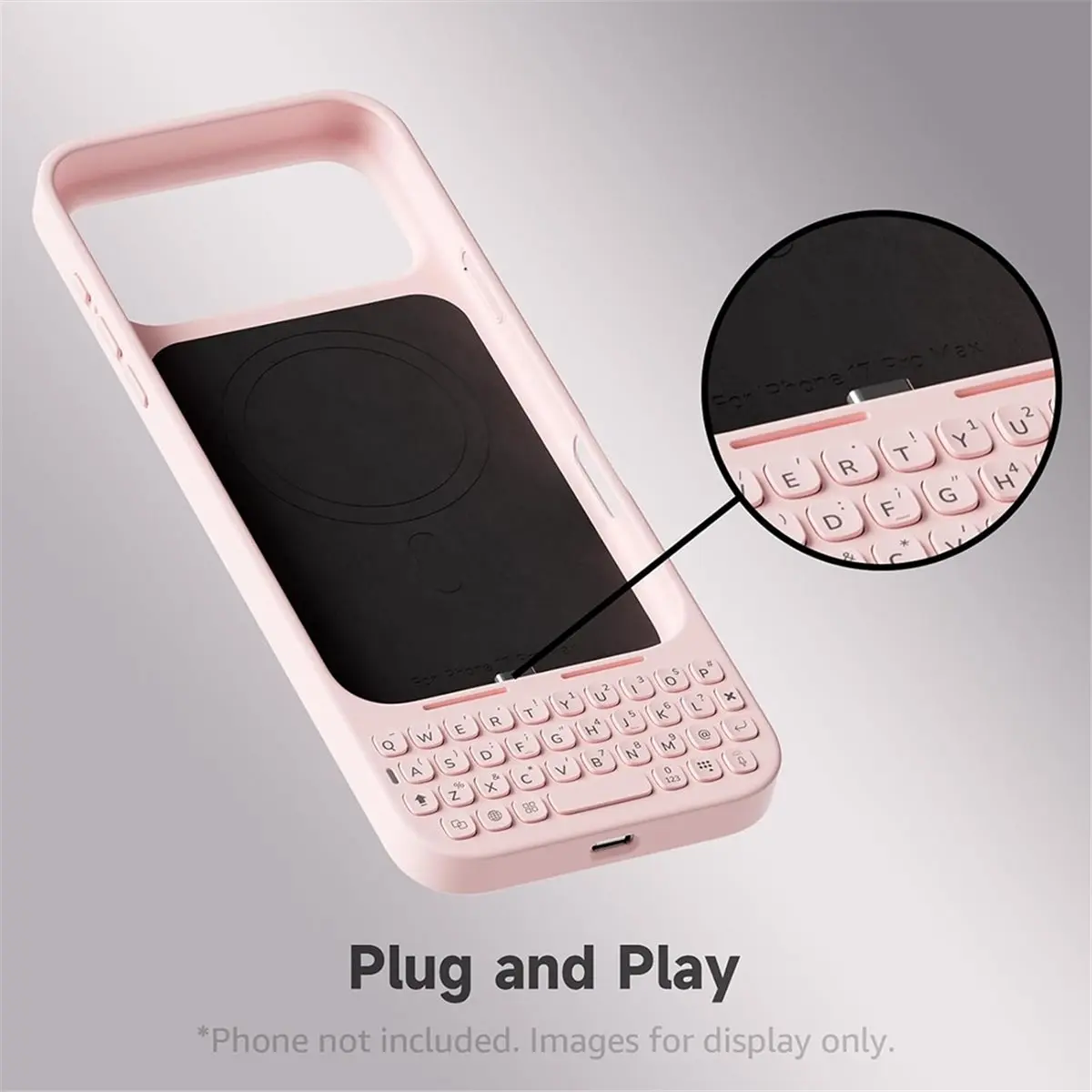 2026 New Mobile Phone Case with Keyboard Magnetic-Attachment External Keyboard Phone Case for 17 Pro Max
2026 New Mobile Phone Case with Keyboard Magnetic-Attachment External Keyboard Phone Case for 17 Pro Max