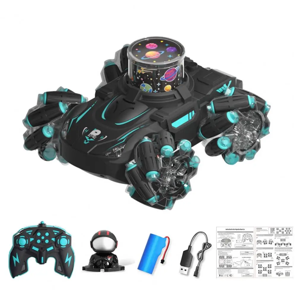 2.4GHz Remote Control Car With Projector LED Light Music Racing Driver Figurine Electric 360 Degrees Rotating RC
2.4GHz Remote Control Car With Projector LED Light Music Racing Driver Figurine Electric 360 Degrees Rotating RC