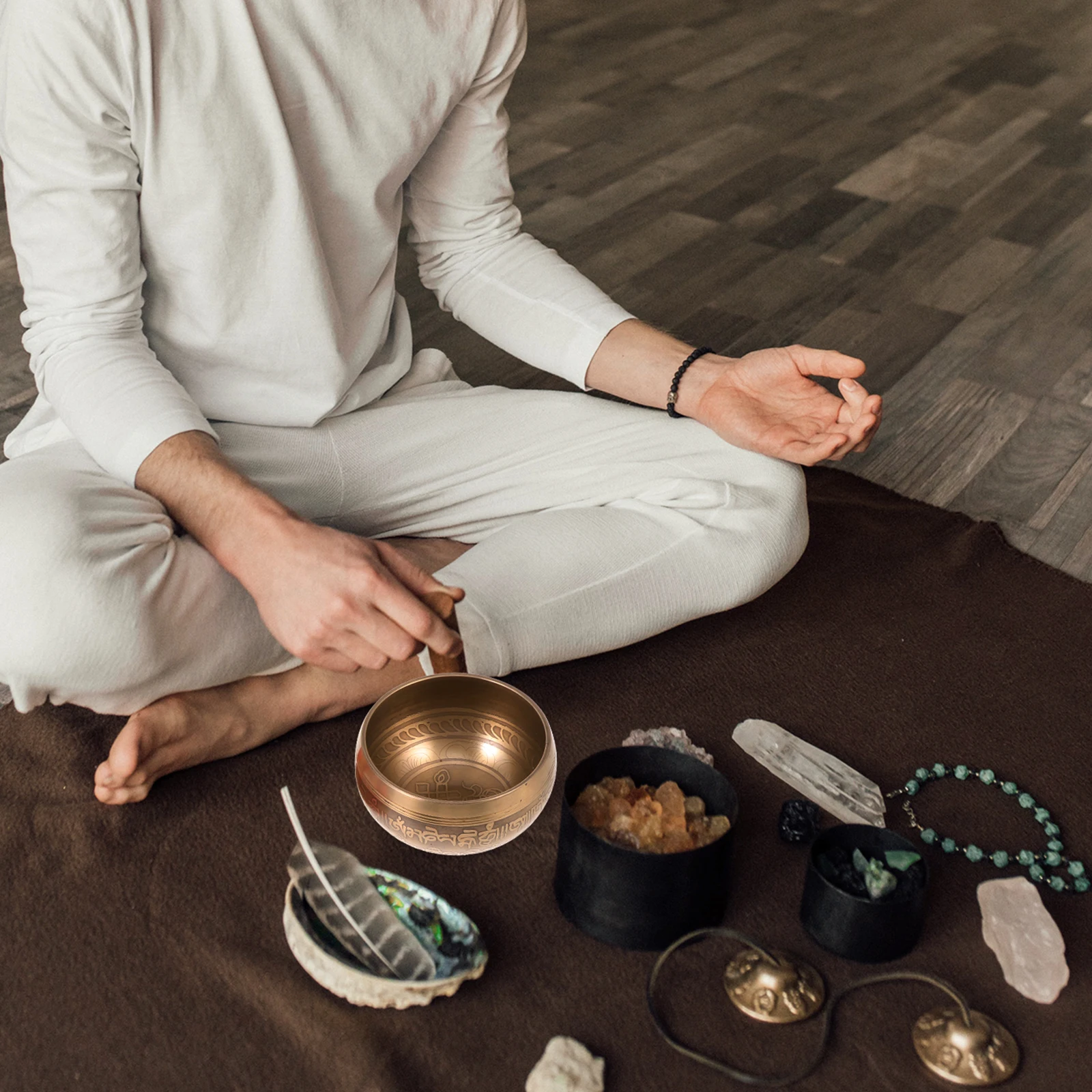 1Set Meditation Singing Bowl Copper Sound Holder Stick Gasket Set High Music Instrument Relaxation Meditation
1Set Meditation Singing Bowl Copper Sound Holder Stick Gasket Set High Music Instrument Relaxation Meditation