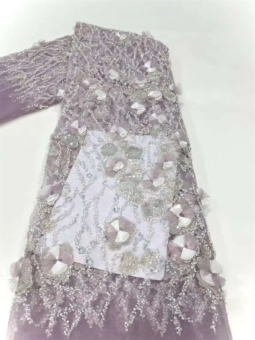 Latest 3D Flower African Sequins lace Fabric 2024 high Quality Nigerian Beads Lace Fabric For wedding Party Dress 5 YardsWp565-2
Latest 3D Flower African Sequins lace Fabric 2024 high Quality Nigerian Beads Lace Fabric For wedding Party Dress 5 YardsWp565-2