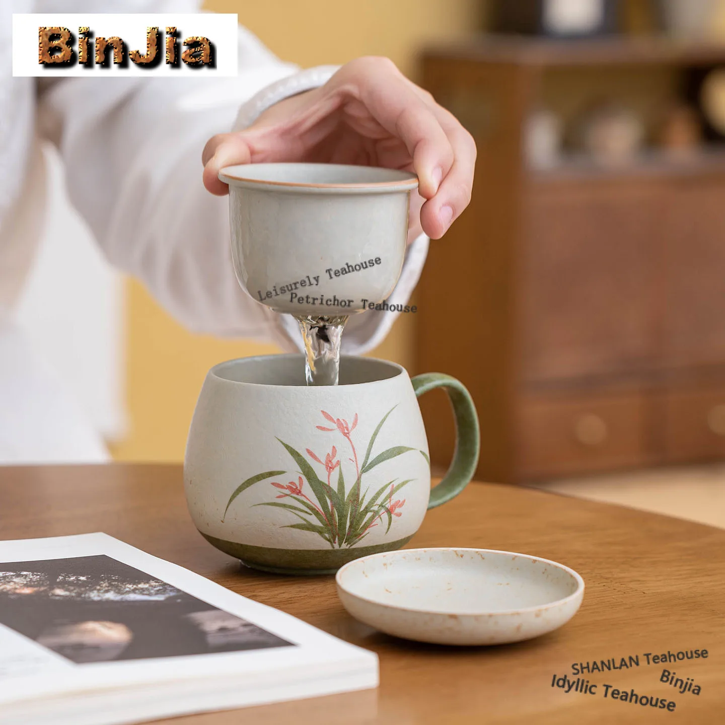 Чайная кружка-инфузер 330 мл с ручной росписью «Орхидея», эстетичная чайная чашка с ситечком для заваривания чая, офисная кружка для воды, декор для чайной комнаты
Чайная кружка-инфузер 330 мл с ручной росписью «Орхидея», эстетичная чайная чашка с ситечком для заваривания чая, офисная кружка для воды, декор для чайной комнаты