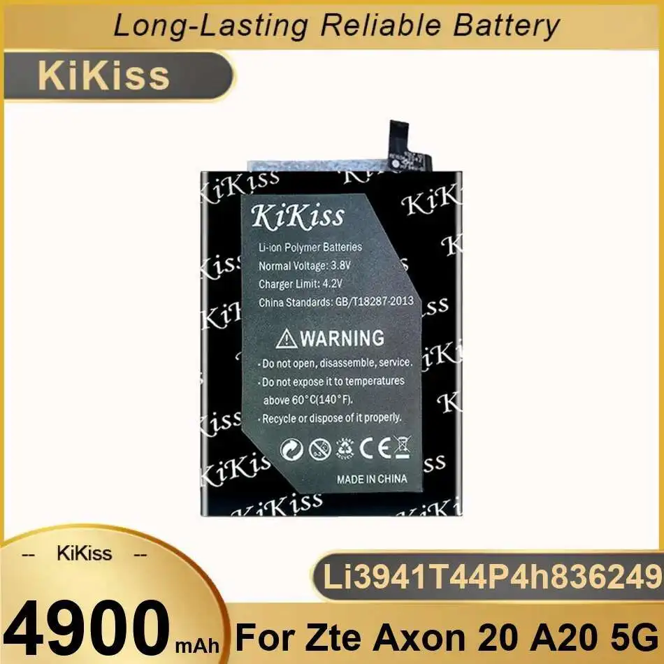 Mobile Phone Battery 4900Mah High Compatibility For Zte Axon 20 A20 5G Standard Edition A2121 Li3941t44p4h836249
Mobile Phone Battery 4900Mah High Compatibility For Zte Axon 20 A20 5G Standard Edition A2121 Li3941t44p4h836249