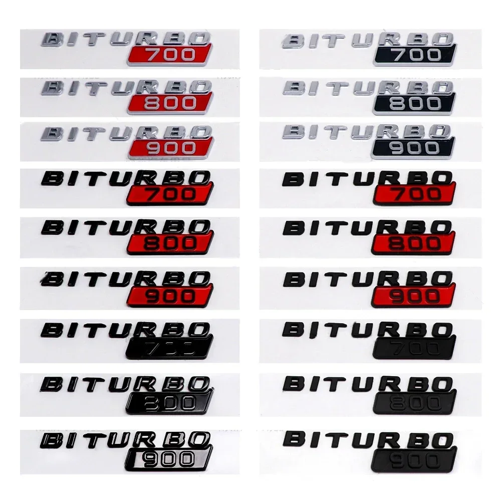 Car body side emblem rear logo external sticker for Mercedes-Benz BITURBO 700 800 900 W204 W205 W210 W212 W168 CLK GLA, LS, A20
Car body side emblem rear logo external sticker for Mercedes-Benz BITURBO 700 800 900 W204 W205 W210 W212 W168 CLK GLA, LS, A20