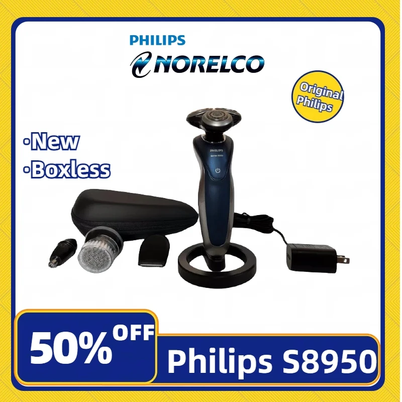 Philips shaver S8000 Series S8950 Netherlands New without Original box Rechargeable Wet/Dry Beard styling Accessories
Philips shaver S8000 Series S8950 Netherlands New without Original box Rechargeable Wet/Dry Beard styling Accessories