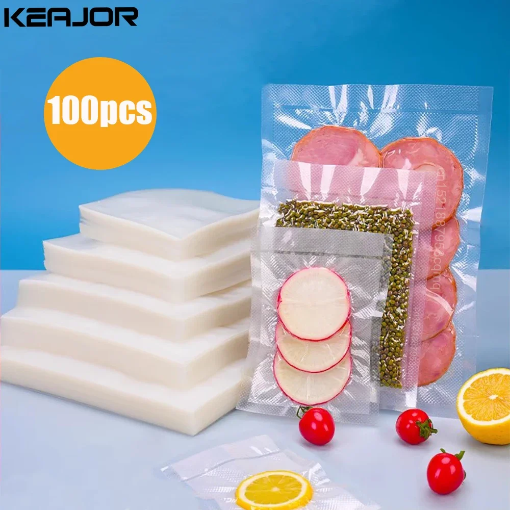 Vacuum Packaging Bags for Food 100pcs Food Vacuum Bags for Vacuum Sealer Machine Food Fresh Long Keeping Empty Bags
Vacuum Packaging Bags for Food 100pcs Food Vacuum Bags for Vacuum Sealer Machine Food Fresh Long Keeping Empty Bags