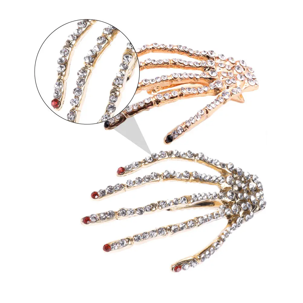 2 шт. заколки для волос с изысканным дизайном в виде когтей, для женщин и девочек, модный аксессуар для волос, украшение для вечеринок на Хэллоуин
2 шт. заколки для волос с изысканным дизайном в виде когтей, для женщин и девочек, модный аксессуар для волос, украшение для вечеринок на Хэллоуин