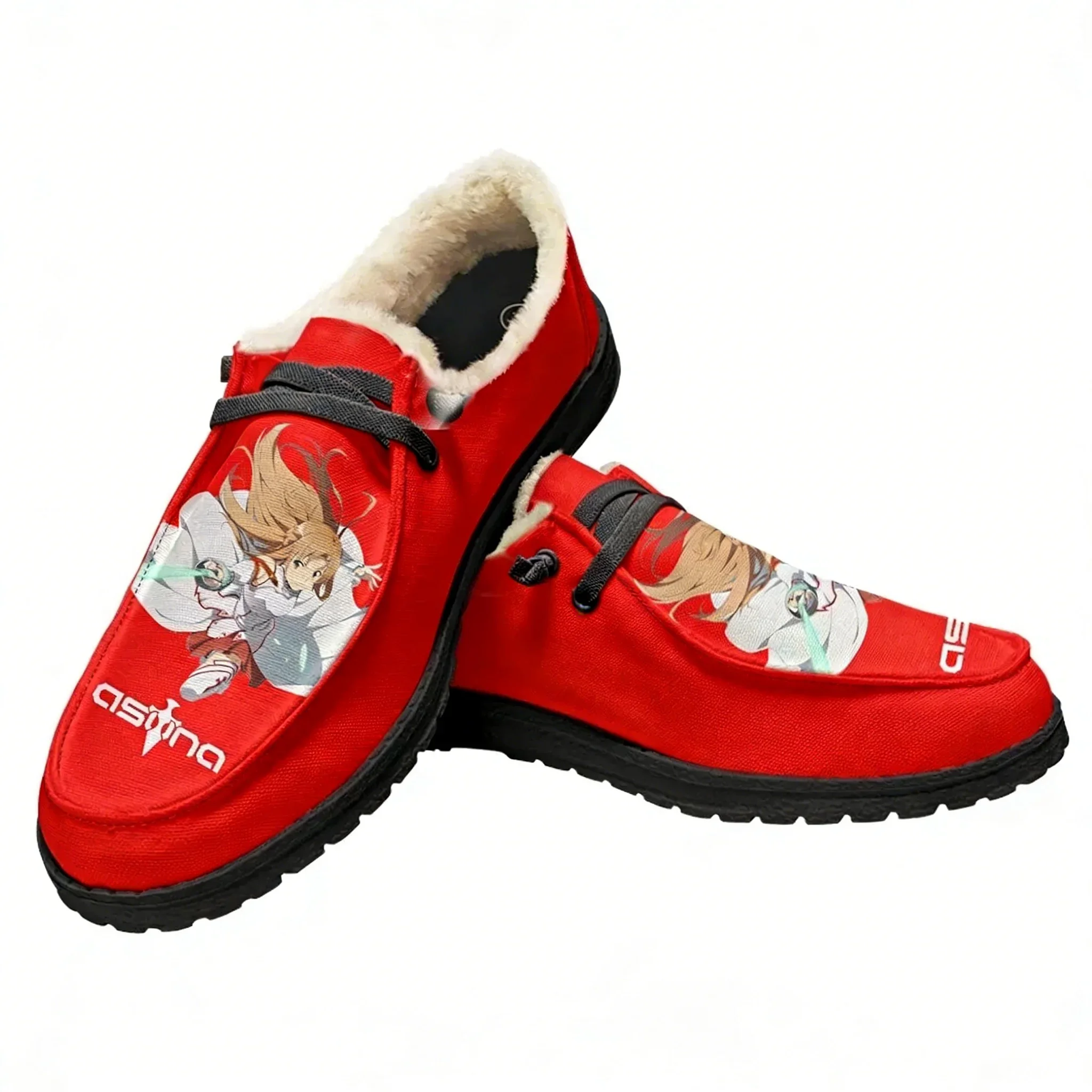 Sword Art Online Asuna Plush Casual Shoes Flat Shoe Men Woman Breathable Casual Lightweight Footwear Couple Custom Made Shoe
Sword Art Online Asuna Plush Casual Shoes Flat Shoe Men Woman Breathable Casual Lightweight Footwear Couple Custom Made Shoe