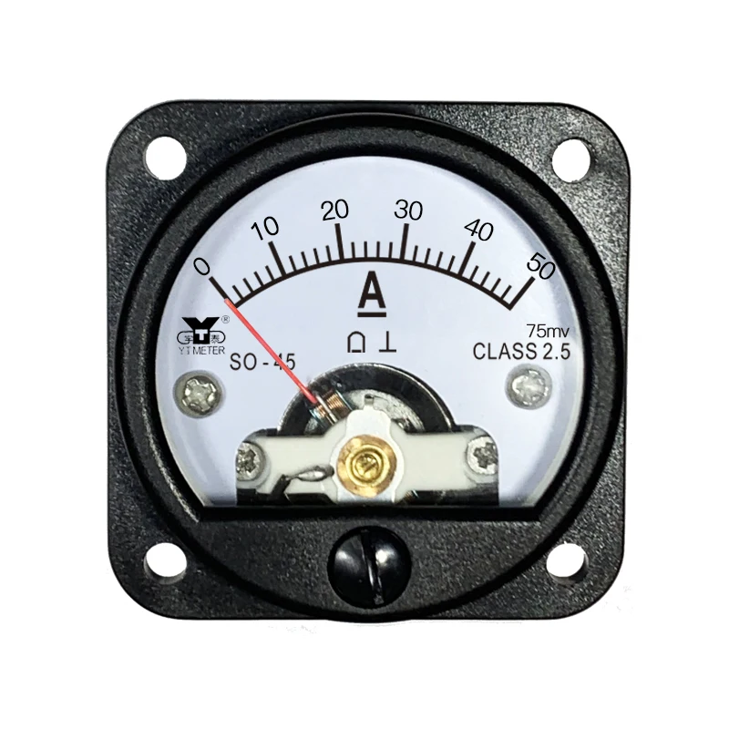 SO45 DC 75mv Ammeter 10a 20a 30a 50a 75a Pointer Ammeter dc hn45
SO45 DC 75mv Ammeter 10a 20a 30a 50a 75a Pointer Ammeter dc hn45