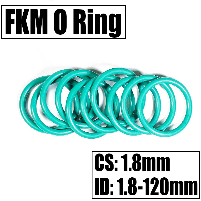 1-20PCS FKM O Ring Seal Gasket Thickness CS 1.8mm ID 1.8-120mm Oil/High Temperature Resistance Washer Fluorine Rubber Spacer
1-20PCS FKM O Ring Seal Gasket Thickness CS 1.8mm ID 1.8-120mm Oil/High Temperature Resistance Washer Fluorine Rubber Spacer
