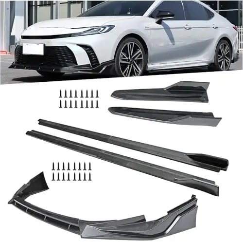Front Lip + Side Skirts + Rear Corner for Camry 2024-2025, Carbon Fiber Look – 3PC Set
Front Lip + Side Skirts + Rear Corner for Camry 2024-2025, Carbon Fiber Look – 3PC Set