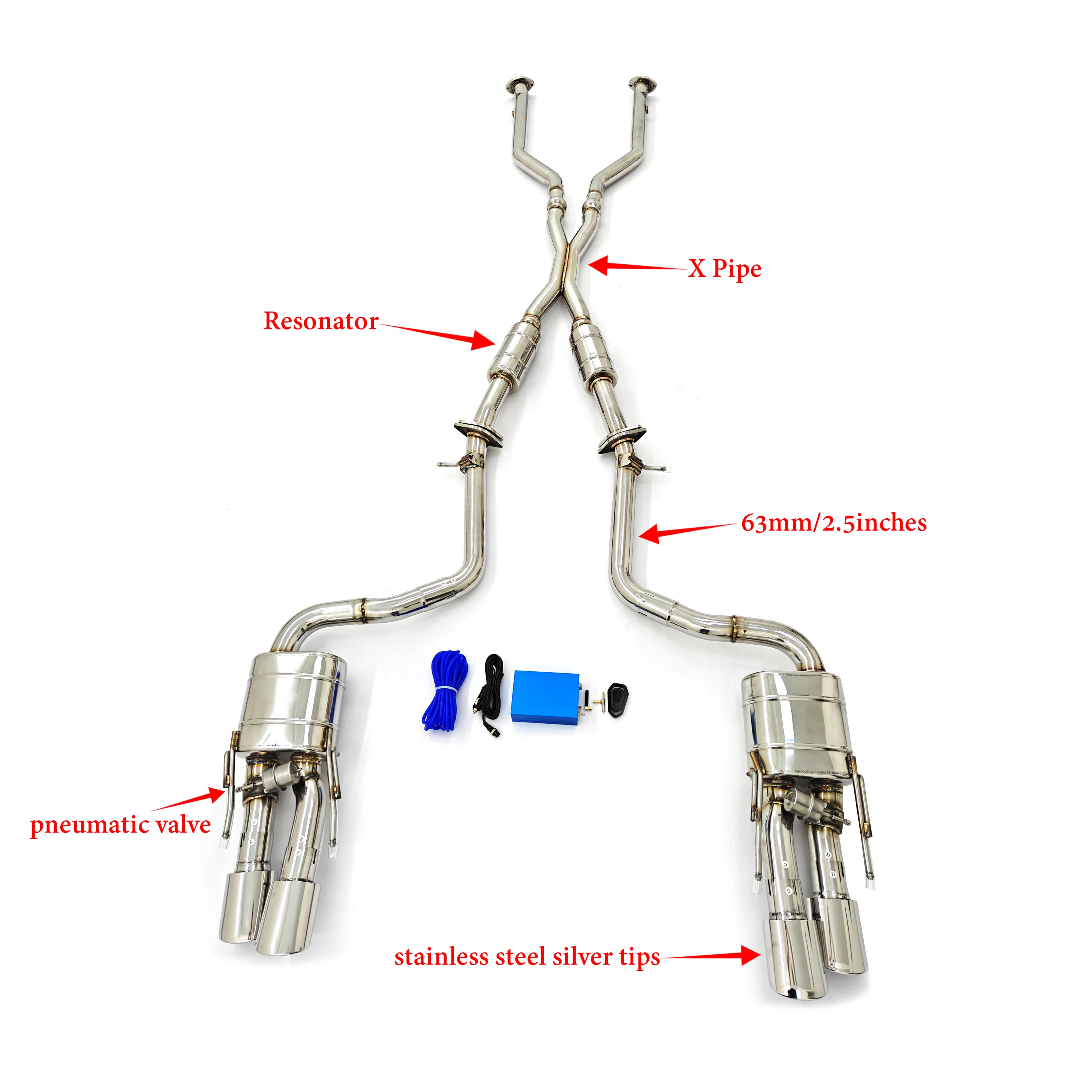 CSZ Exhaust for Lexus GS F 5.0L V8 Valved Sport Stainless Steel Muffler Valvetronic Catback Exhaust Pipe System
CSZ Exhaust for Lexus GS F 5.0L V8 Valved Sport Stainless Steel Muffler Valvetronic Catback Exhaust Pipe System
