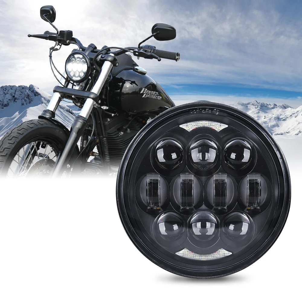 Super Motorcycle 5.75" LED Headlight With DRL For Harley Sportster XL 883 1200 Iron Dyna Street Bob Softail FXD 5-3/4 Headlamp
Super Motorcycle 5.75" LED Headlight With DRL For Harley Sportster XL 883 1200 Iron Dyna Street Bob Softail FXD 5-3/4 Headlamp
