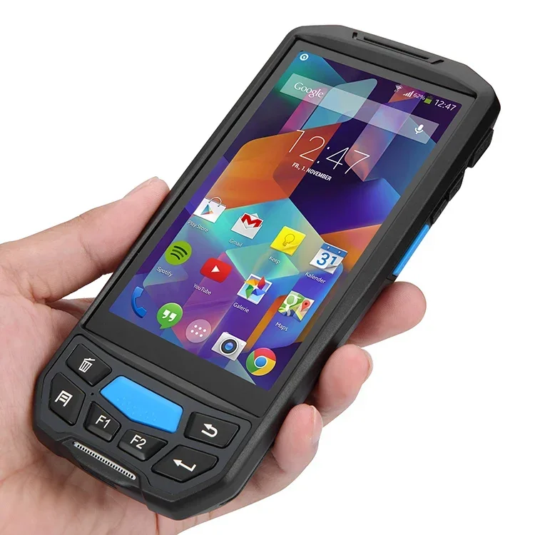 Wifi GSM 4G LTE 5 Inch Rugged Industrial Mobile Handheld Pda Android 9 Terminal with 1D 2D Barcode Scanner Pdas
Wifi GSM 4G LTE 5 Inch Rugged Industrial Mobile Handheld Pda Android 9 Terminal with 1D 2D Barcode Scanner Pdas