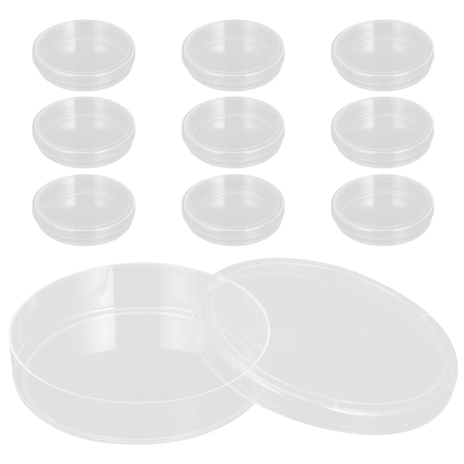 10Pcs Culture Dishes for Science Lab Plastic Petri Dish with Lid High Temperature Resistant Cell Plates
10Pcs Culture Dishes for Science Lab Plastic Petri Dish with Lid High Temperature Resistant Cell Plates