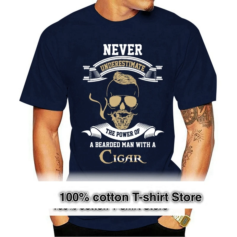 Funny O Neck T Shirt Bearded Man With A Cigar - Never Underestimate The Power Standard Unisex T-Shirt Summer Tee Shirt
Funny O Neck T Shirt Bearded Man With A Cigar - Never Underestimate The Power Standard Unisex T-Shirt Summer Tee Shirt