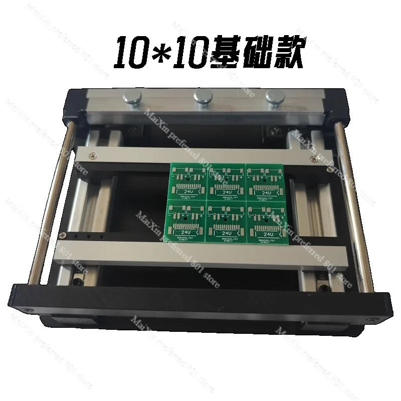 Трафарет для печатной платы, паяльная паста, станция для трафаретной печати SMT, ручной небольшой принтер для шелкографии, стальной лист, ручная печатная машина
Трафарет для печатной платы, паяльная паста, станция для трафаретной печати SMT, ручной небольшой принтер для шелкографии, стальной лист, ручная печатная машина