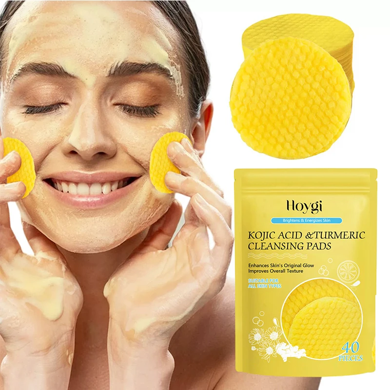 Turmeric Kojic Acid Facial Exfoliating Cleansing Cotton Pad Deep Cleansing Pores Acne Dark Spot Removal Whitening Face Skin Care
Turmeric Kojic Acid Facial Exfoliating Cleansing Cotton Pad Deep Cleansing Pores Acne Dark Spot Removal Whitening Face Skin Care