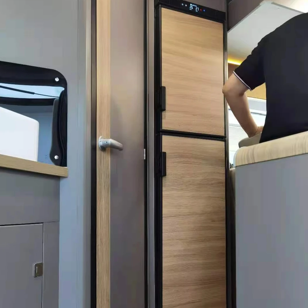 Meet Fast Low Temperature Demands 12v Removable Door Camper Refrigerador with Refrigerator Freezer Compartments
Meet Fast Low Temperature Demands 12v Removable Door Camper Refrigerador with Refrigerator Freezer Compartments