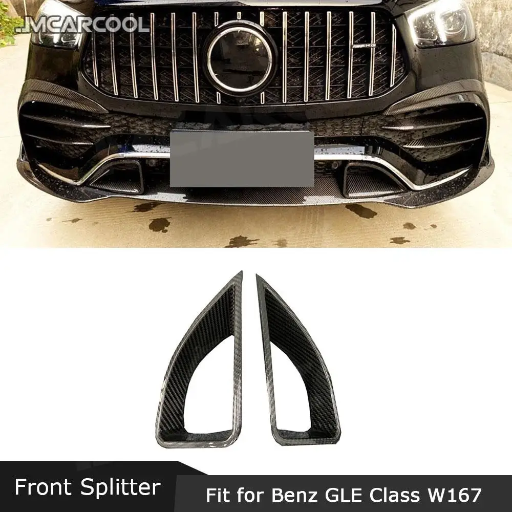 JMCARCOOL Dry Carbon Fiber Material Front Bumper Fins Decoration for Mercedes Benz GLE Class W167 GLE53 For AMG SUV 2020 UP
JMCARCOOL Dry Carbon Fiber Material Front Bumper Fins Decoration for Mercedes Benz GLE Class W167 GLE53 For AMG SUV 2020 UP