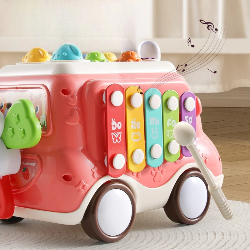 Vocal Toys Baby Early Education Multifunctional Music Bus Hand Tapping Piano Puzzle Parent-child Interactive Game Baby Toy
Vocal Toys Baby Early Education Multifunctional Music Bus Hand Tapping Piano Puzzle Parent-child Interactive Game Baby Toy
